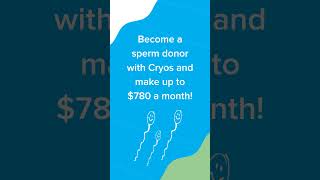 Become a Sperm Donor with Cryos International Today [upl. by Cordle]