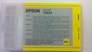 How to Refill Epson Cartridge 9800 Part 2 [upl. by Yelyac378]