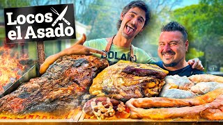 LOCOS X EL ASADO me hace un ASADO ARGENTINO ¡SUEÑO CUMPLIDO 🤩 [upl. by Nnairret]