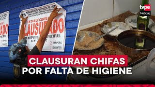 Comas clausuran cuatro restaurantes por falta de higiene [upl. by Anasor]