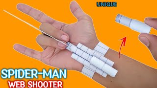 SPIDERMAN WEB SHOOTER👈😲😲। How To Make Spiderman Web Shooter💯℅ [upl. by Gomer]