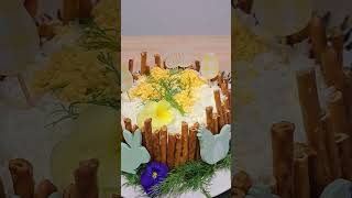 Easter Mimosa Salad Short Video shorts easter salad cooking recipe kitchen [upl. by Aimac]