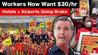 Californias NEW 30 Minimum Wage Is About To DESTROY Every Business [upl. by Piwowar]