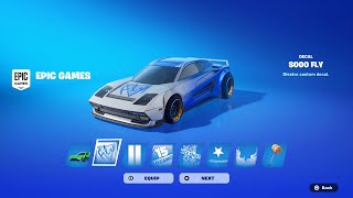 How To Get the Diestro Gold Trim Car Body NOW FREE In Fortnite Diestro Gold Trim Rocket League Car [upl. by Zerlina709]