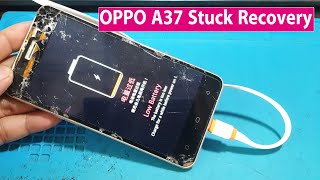 How to fix oppo a37 stuck recovery mode done☑️restoration phone oppo a37 [upl. by Aenet]