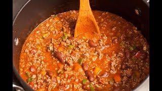 COMO HACER FRIJOLES CON CARNE MOLIDACHILI [upl. by Naenej]