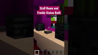 DAY 2 Of Recreating Cuppa Tea Exe’s FNAF Security Breach In MINECRAFT fnaf minecraft shorts [upl. by Jehius]