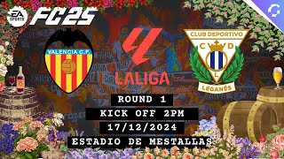 FC25  LaLiga R2  Valencia vs Leganés  GIA Football [upl. by Dorcia]