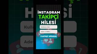 Anında Ücretsiz 5000 İnstagram Takipçi Hilesi 2024  Bedava İnstagram Takipçi Arttırma Hilesi [upl. by Odille665]