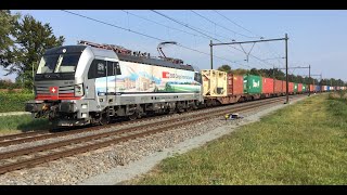 😱First Catch and topbest trainspot of the day at Hrt the NL 🇳🇱👍👍👍👍👍🚂 Italy Piercer Vectron SBBCI [upl. by Devinne]