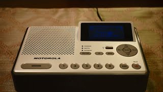 Motorola MWR839 Weather Alert Radio Review YouTube 1st [upl. by Adnawal424]