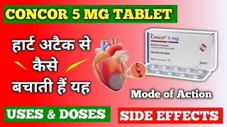 Concor 5 mg Tablet  Bisoprolol Tablet Uses  AntiHypertensive Drug  PHARMACYTREEsangam [upl. by Wilfrid]