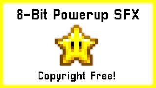 8Bit Powerup Sound Effects Copyright Free [upl. by Abana971]