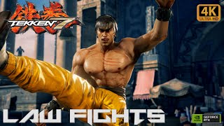 Tekken 7  Marshall Law  Fights Arcade Battle PC 4KUHD 60FPS [upl. by Maro]