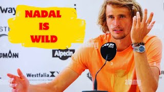 Alexander Zverev quotI Would Like To Play Rafa Once More Butquot  Italian Open 2024 [upl. by Elli190]