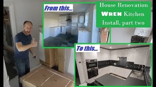 Wren Kitchen Install in Devon Torquay  Part Two [upl. by Eerrehc]