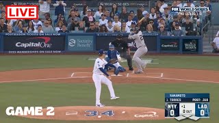 Dodgers vs Yankees Live Stream  Game 2  2024 MLB World Series Full Game [upl. by Arny70]