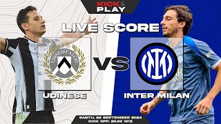 🔴 Udinese vs Inter Milan  Serie A  LIVE SCORE [upl. by Ardnad392]