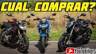 SUZUKI GSX S150 🆚BENELLI 180 S 🆚HONDA CB 190 R COMPARATIVAPikesprecios [upl. by Lrak]