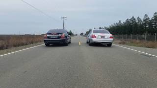 W211 e63 amg vs w211 e550 [upl. by Solorac]