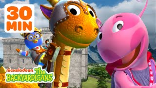 Pablo amp Uniqua Ride Dragons  MORE Imaginary Adventures  30 Minute Compilation  The Backyardigans [upl. by Lander]