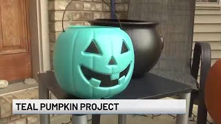 Parents voicing support for the Teal Pumpkin Project [upl. by Marianne]