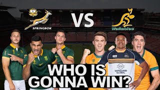 Wallabies vs Springboks Test 1 Predictions amp Talking Points [upl. by Jacintha]