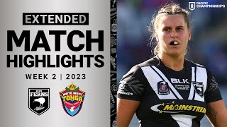 Kiwi Ferns v Tonga  Extended Highlights  Pacific Championships 2023  NRLW [upl. by Eila]