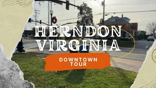 Herndon Virginia  Downtown Tour [upl. by Woehick]