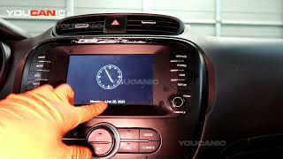 20142019 Kia Soul  How to Set Time and Date on Car Stereo [upl. by Ireland]