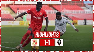 Match Highlights Swindon Town vs Salford City [upl. by Pansir]