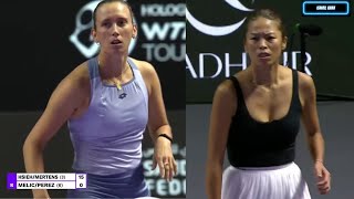 HsiehMertens vs MelicharPerez Highlights  WTA Finals 2024 [upl. by Schapira245]