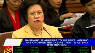 Santiago hits critics of probe wants quotmanual for nincompoopsquot [upl. by Sergei492]