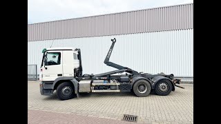 DAIMLERBENZ Actros 2541 L 6x2 Retader Lenkachse [upl. by Alleroif790]