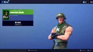 NEW Munitions Major Skin  Fortnite Item Shop March 10 [upl. by Gintz]