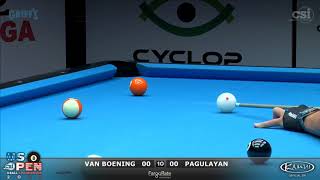 THRILLING 8BALL FINAL  Shane Van Boening vs Alex Pagulayan  2017 US Open 8Ball Championship [upl. by Nirehs]