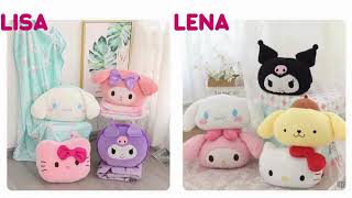 Lisa or Lena Sanrio Edition pt5 lisa lena sanrio kuromi viral trending [upl. by Annayat]