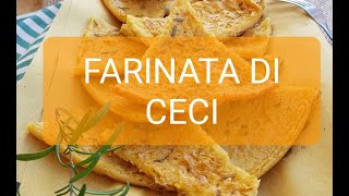 FOCACCIA CON FARINA DI CECI ricetta ricettafacile vegan legumes tradizioni genova liguria [upl. by Ibocaj]