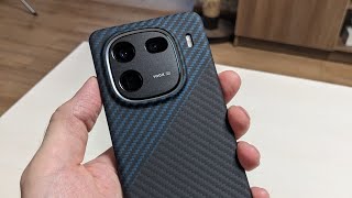 IQOO 12 Ultrathin Real Carbon Fiber Aramid Phone Cover [upl. by Kcired]