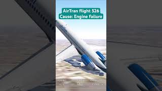 FICTIONAL AirTran flight 526 planecrash crash aviation [upl. by Averil]