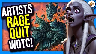 Artists RAGE QUIT Wizards of the Coast [upl. by Lillith]