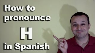 How to Pronounce H in Spanish  Spanish Pronunciation Guide of the Alphabet [upl. by Abehs749]