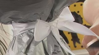 How To Use A Tissue Paper For Gift Wrapping Bottles [upl. by Saunder]