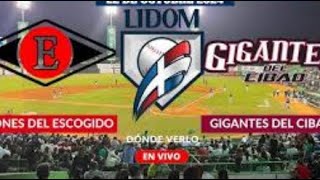 Gigantes del Cibao vs Leones del Escogido [upl. by Boot862]