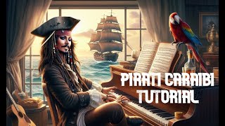 I Pirati dei Caraibi  Soundtrack  piano tutorial piano music pianotutorial soundtrack cinema [upl. by Oidgime]