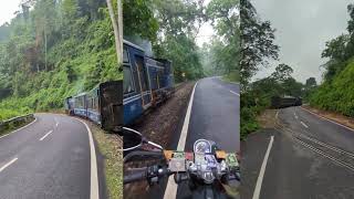 🚂 Mesmerizing Journey on the Darjeeling Toy Train Breath taking Views from the Outside 🌄 [upl. by Rollin197]