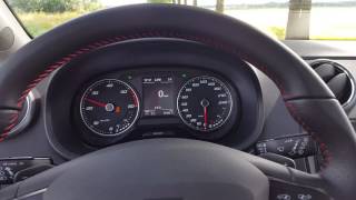 Seat Ibiza FR 2016 14 TDI DSG 0100 acceleration [upl. by Anissa986]