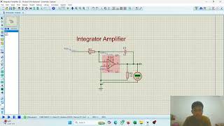 Simulasi Integrator Amplifier [upl. by Yesac338]