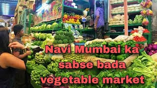 wholesale vegetable market in Mumbai  Apmc market vashi  Mumbai vashi bhaji market  new update [upl. by Adora]