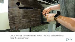 How to install or replace a warming drawer [upl. by Rauscher]